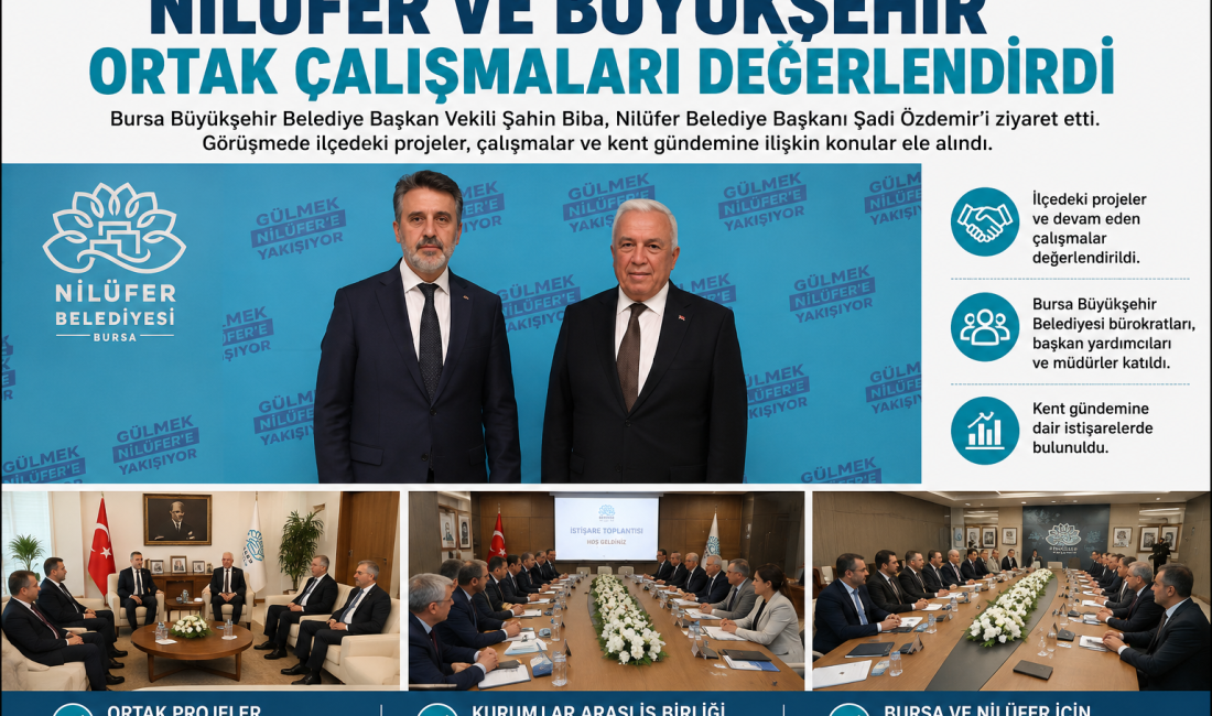 Bursa Büyükşehir Belediye Başkan Vekili Şahin Biba, Nilüfer Belediye Başkanı