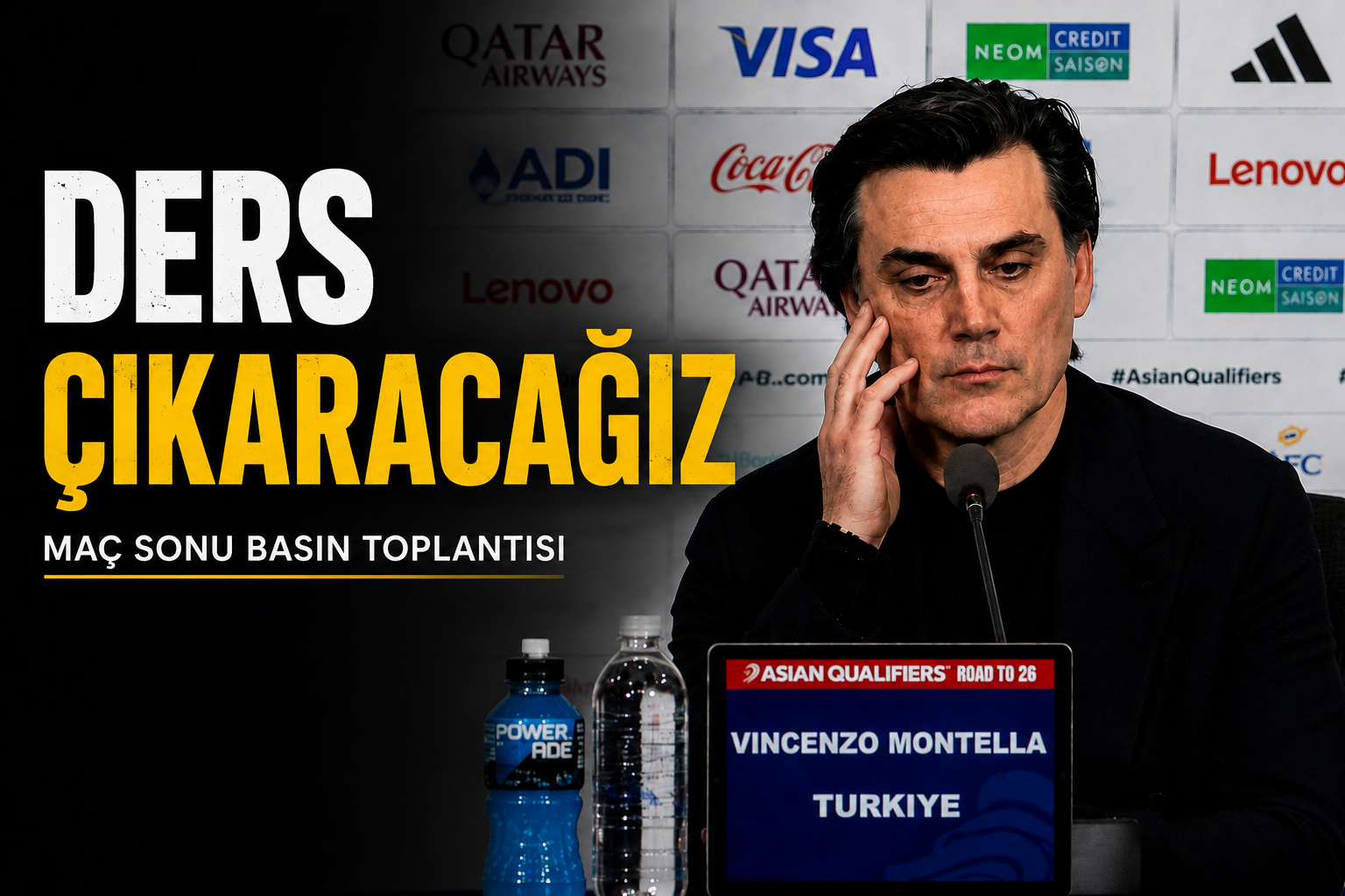 DAHA YENİ BAŞLIYORUZ A Milli Takım Teknik Direktörü Vincenzo Montella, Avustralya mağlubiyetinin ardından