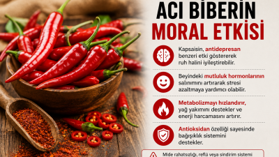 Araştırmalar, kırmızı acı biberde bulunan kapsaisinin ruh halini olumlu yönde