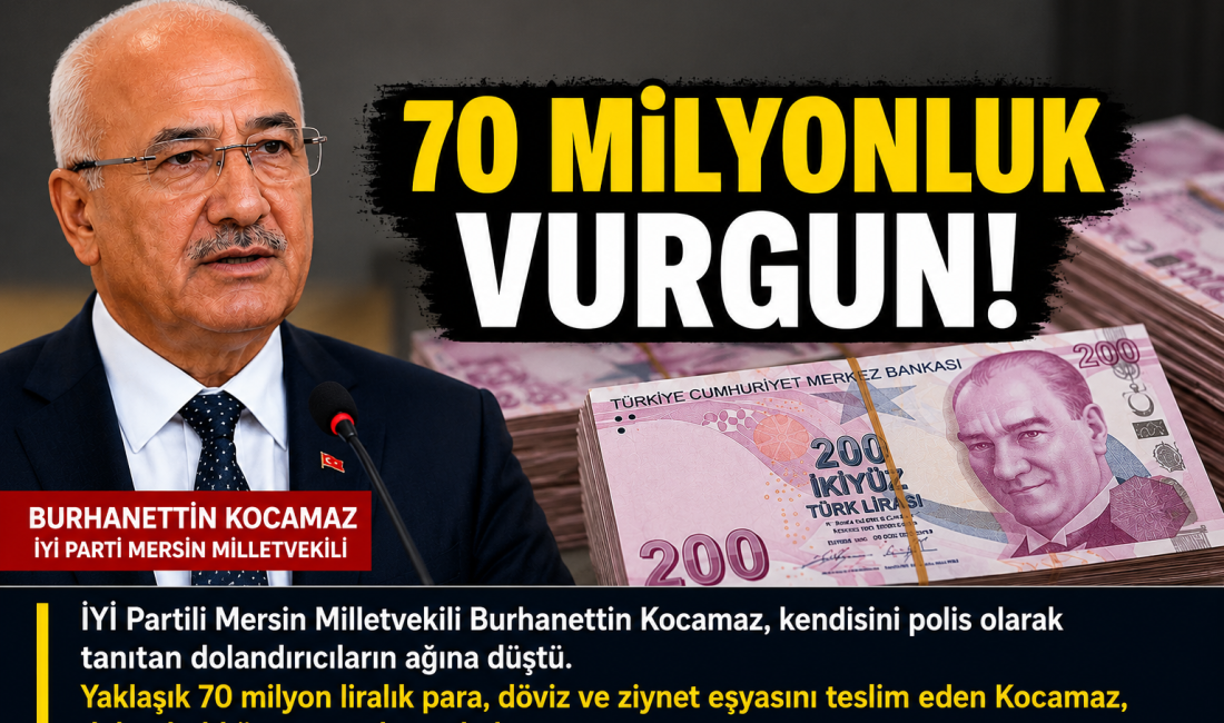 İYİ Parti Mersin Milletvekili Burhanettin Kocamaz, kendilerini polis olarak tanıtan