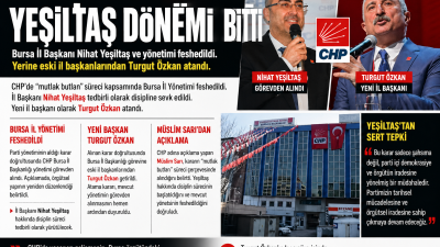 CHP Bursa İl Başkanlığı'nda dikkat çeken bir görev değişimi yaşandı.