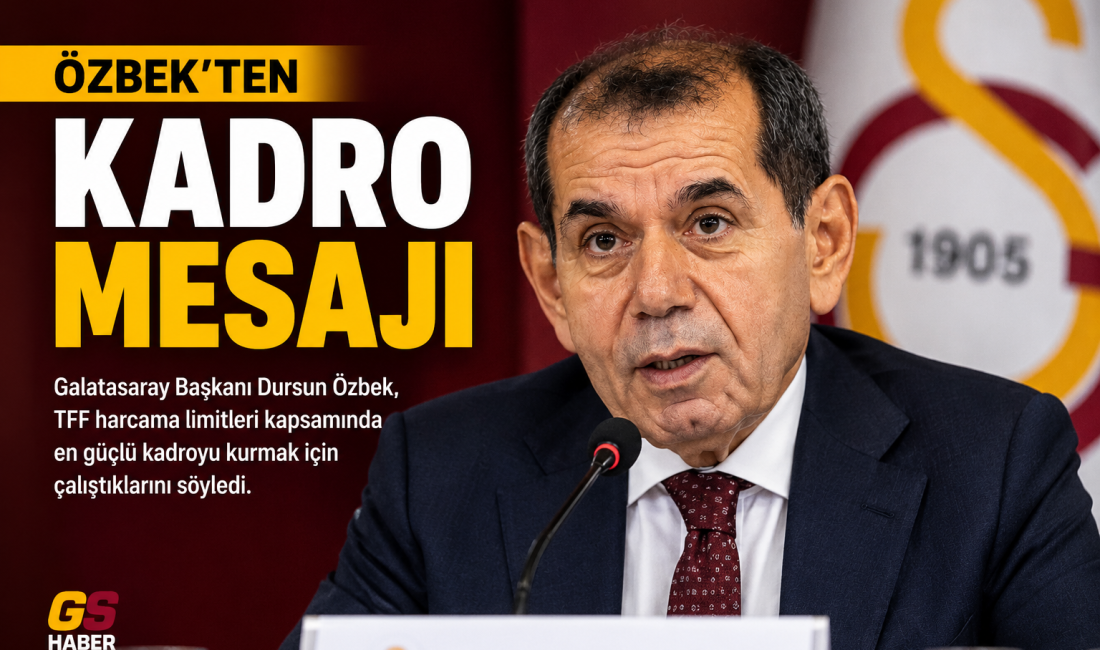 Galatasaray Başkanı Dursun Özbek, TFF harcama limitleri kapsamında en güçlü