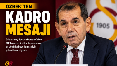 Galatasaray Başkanı Dursun Özbek, TFF harcama limitleri kapsamında en güçlü