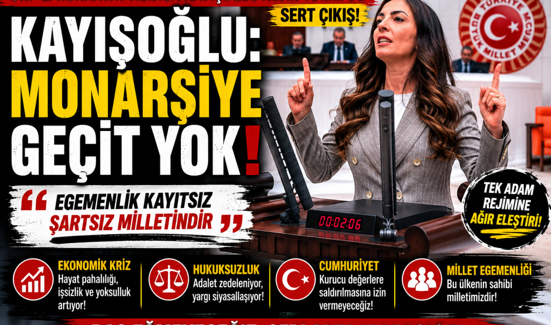 CHP Genel Başkan Yardımcısı Nurhayat Altaca Kayışoğlu, TBMM'de yaptığı konuşmada