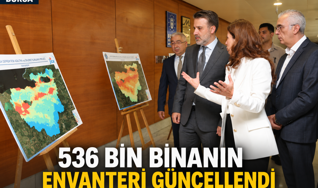 BURSA DEPREME VERİYLE HAZIRLANIYOR Bursa Büyükşehir Belediyesi Başkan Vekili Şahin Biba, JICA iş birliğiyle