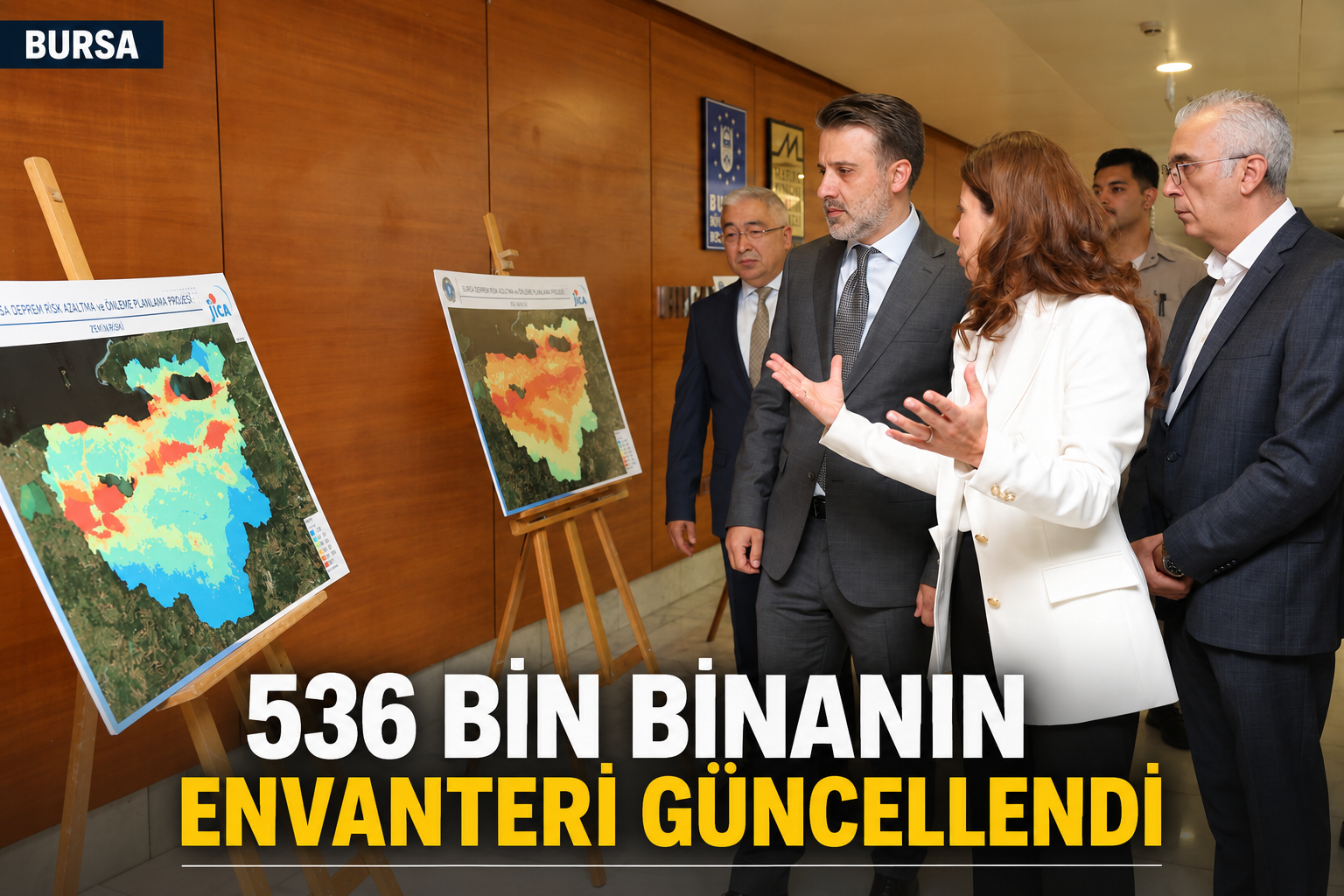 BURSA DEPREME VERİYLE HAZIRLANIYOR Bursa Büyükşehir Belediyesi Başkan Vekili Şahin Biba, JICA iş birliğiyle