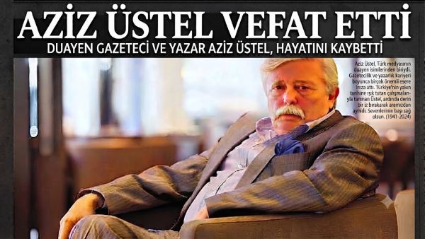 Türkiye basınının ve televizyon dünyasının usta isimlerinden Aziz Üstel, 80