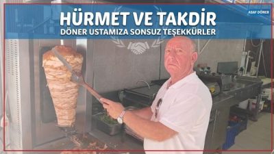 Bursa Kent Meydanı'nda faaliyet gösteren Asaf Döner'in ustası, 35 yıllık
