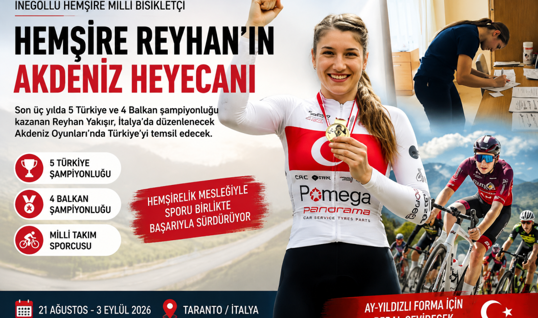Bursa’nın İnegöl ilçesinde hemşirelik yapan 37 yaşındaki milli bisikletçi Reyhan