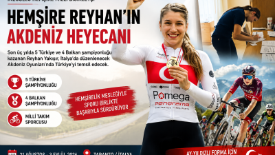 Bursa’nın İnegöl ilçesinde hemşirelik yapan 37 yaşındaki milli bisikletçi Reyhan