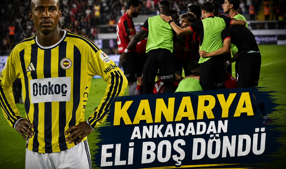 Fenerbahçe üstünlüğünü koruyamadı! Başkent'te kazanan Gençlerbirliği oldu 