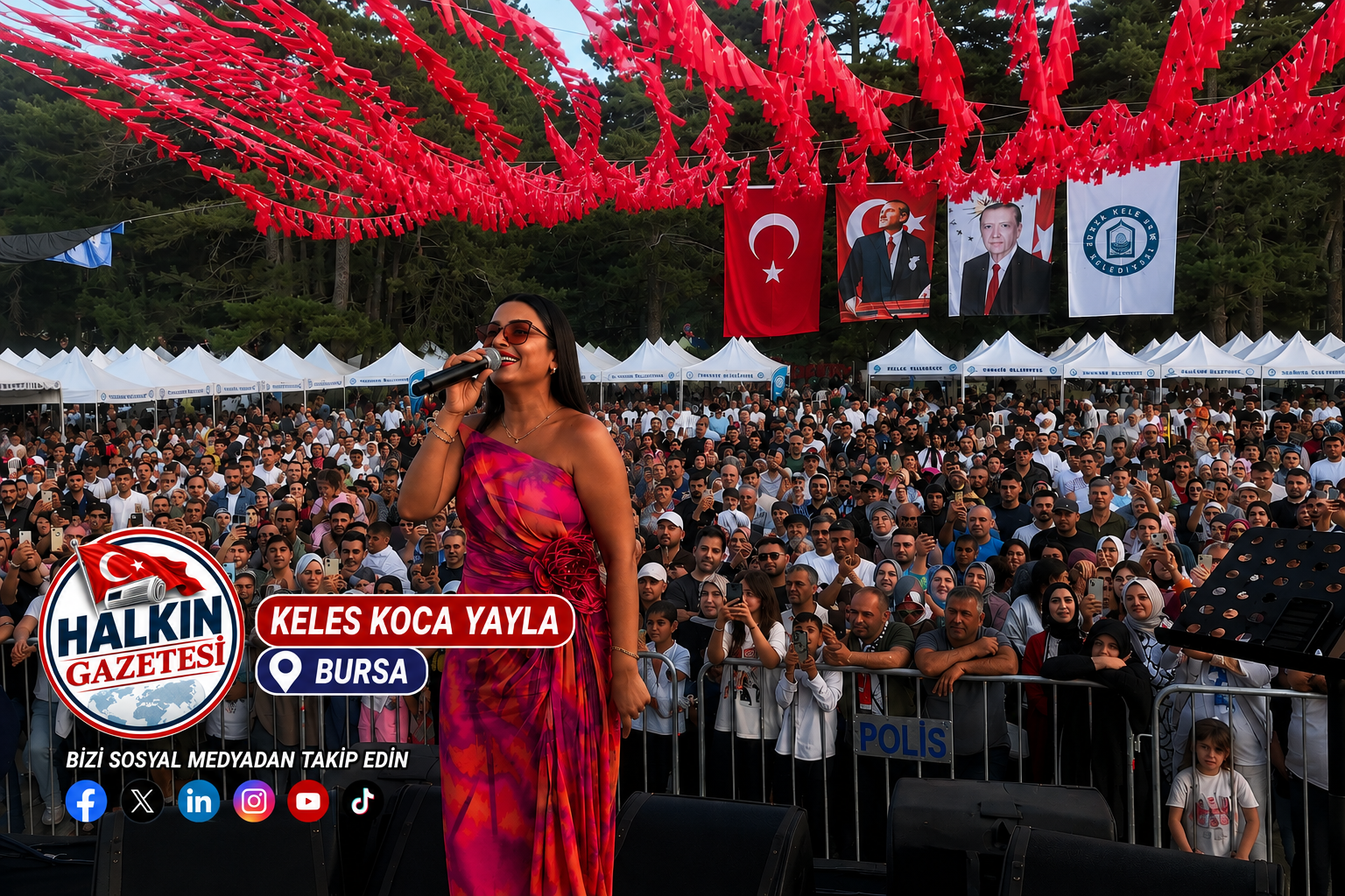 Bursa Erzurum Dernekleri Federasyonu'nun Keles Kocayayla'da düzenlediği Büyük Erzurum Yayla