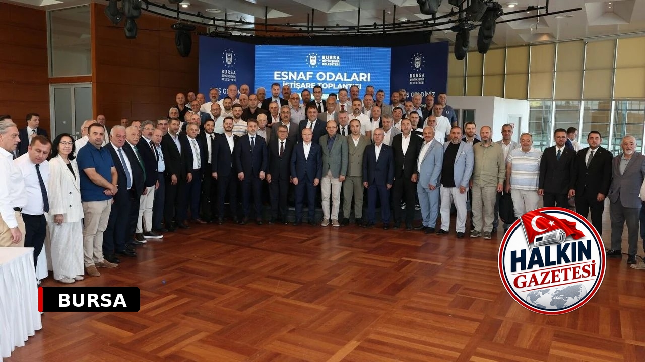 Bursa Büyükşehir Belediyesi Başkan Vekili Şahin Biba, Esnaf Odaları İstişare