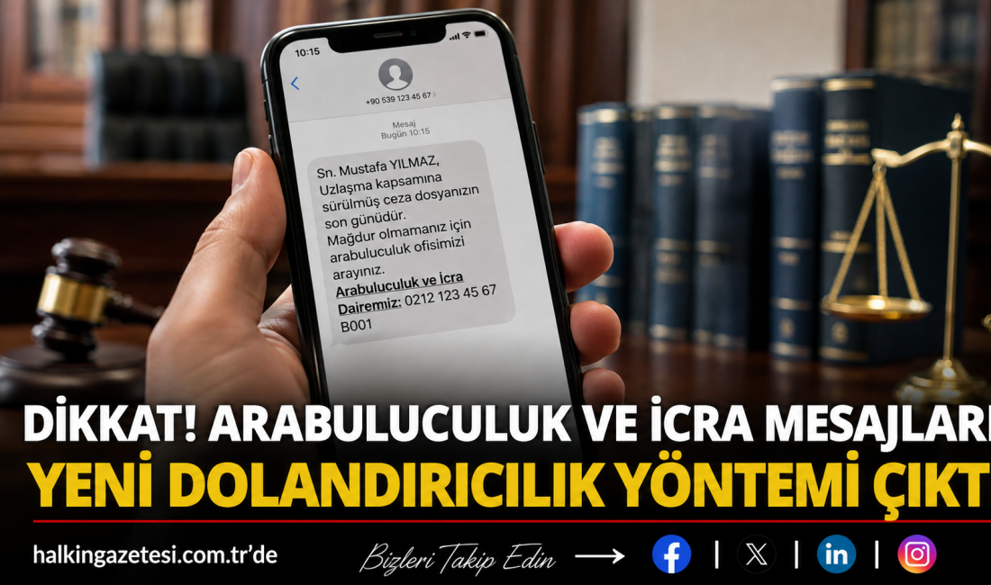 Son dönemde vatandaşların cep telefonlarına gelen "Arabuluculuk dosyanız devredilmiştir", "İcra