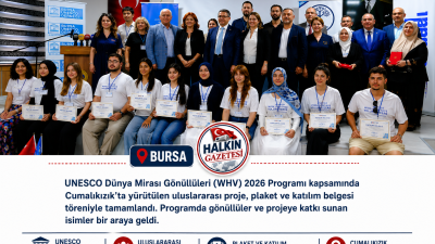 UNESCO Dünya Mirası Cumalıkızık'ta düzenlenen uluslararası gönüllülük programında, kültürel mirasın