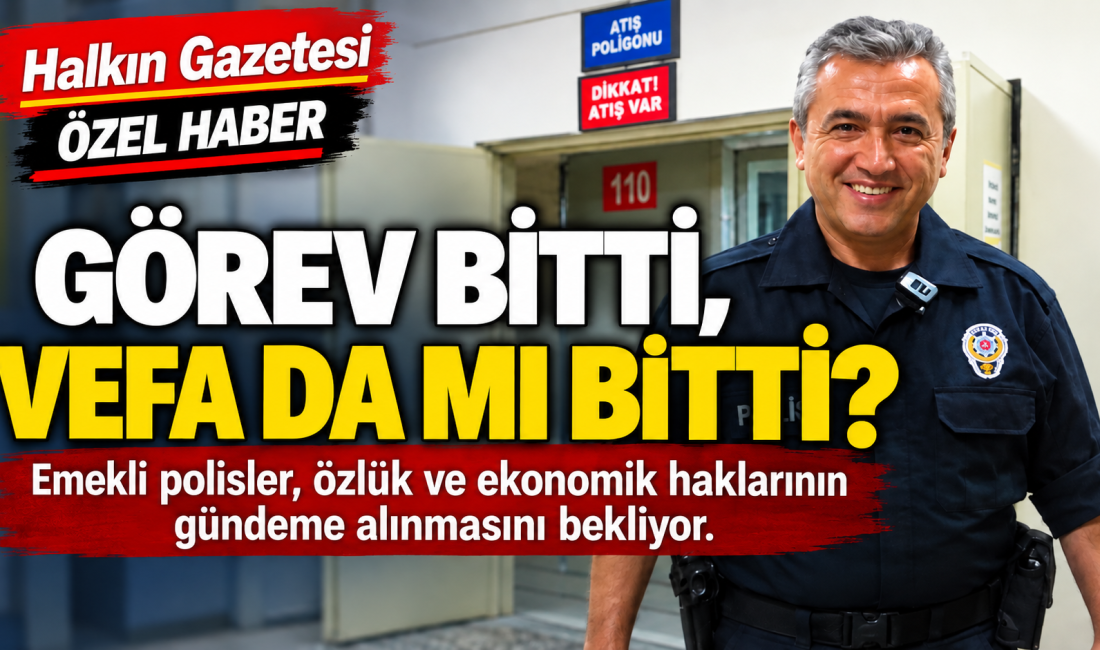 EMEKLİ POLİSLER UNUTULDU MU? Yıllarca Fedakârca Görev Yapan Emniyet Mensupları Emeklilikte Vefasızlıktan Şikâyetçi