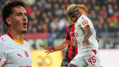 Galatasaray, Gençlerbirliği deplasmanında 88. dakikada gelen golle sahadan 1-0 galip